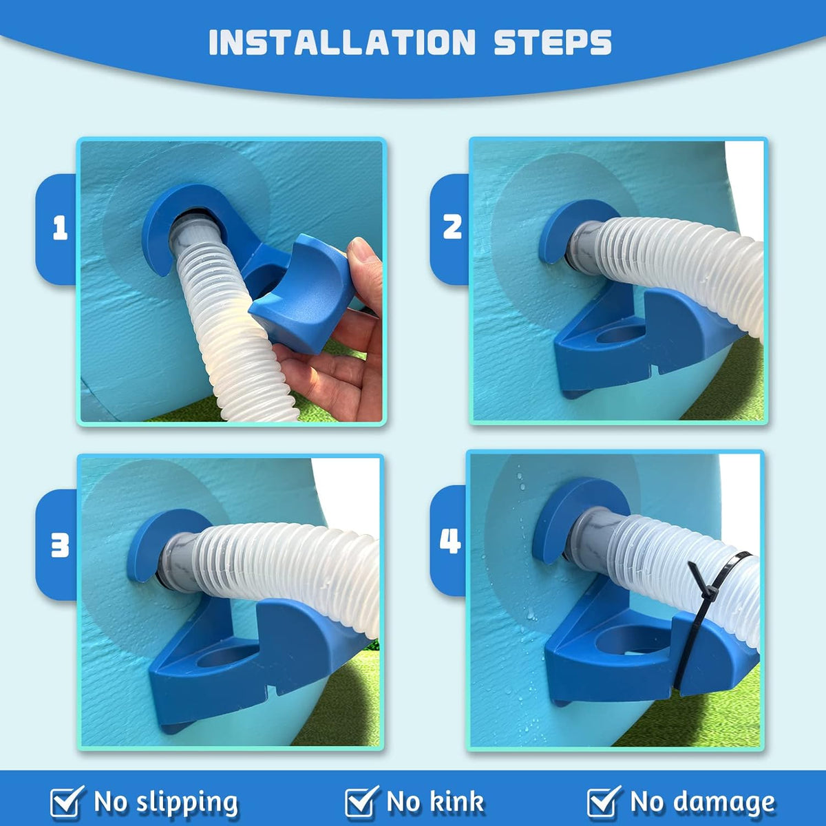 HydroCradle - Soporte para manguera de piscina