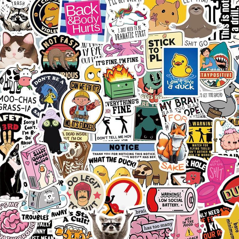VibeCore – Lustige Vinyl-Graffiti-Sticker