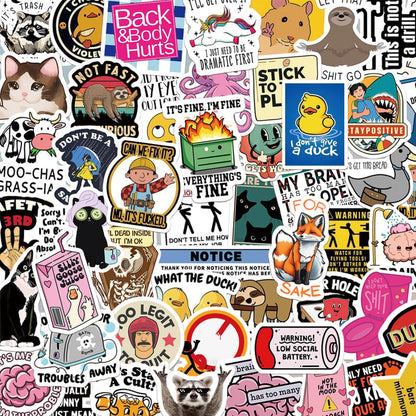 VibeCore – Lustige Vinyl-Graffiti-Sticker