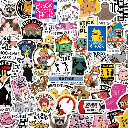 VibeCore – Lustige Vinyl-Graffiti-Sticker