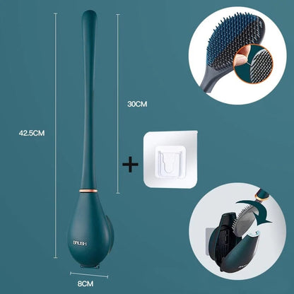 CleanFlow – Flexibles Silikon-Toilettenbürsten-Set