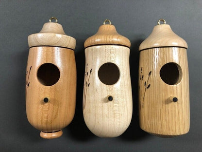 NatureSip – Comedero de colibríes de madera para amantes de la jardinería