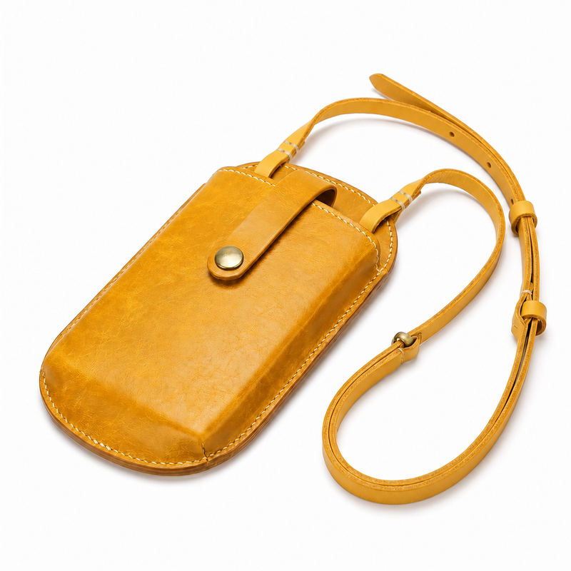 PocketLuxe – Bolso Cruzado de Cuero Premium para Teléfono