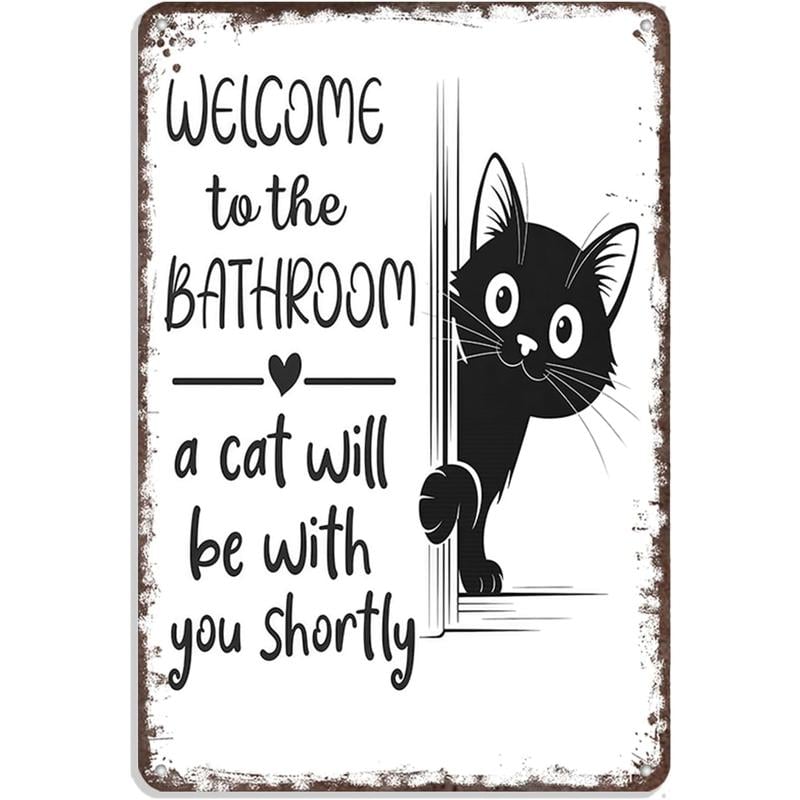 NoirWhiskers - Arte de pared vintage de gatos