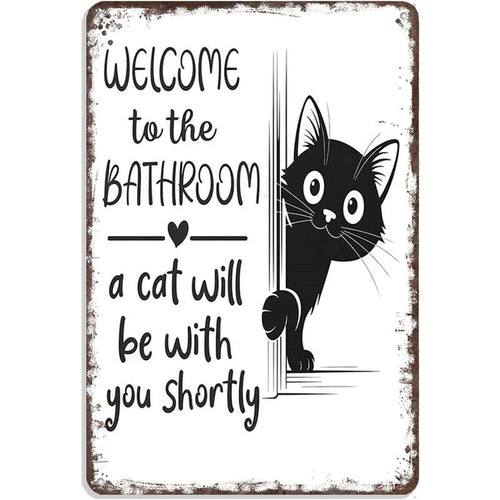 NoirWhiskers - Arte de pared vintage de gatos