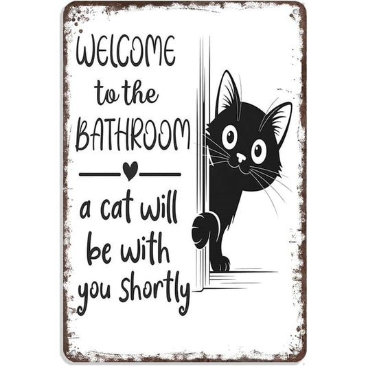 NoirWhiskers - Arte de pared vintage de gatos