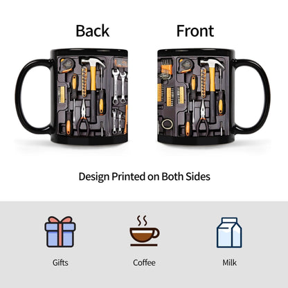 Taza de caja de herramientas de mecánico