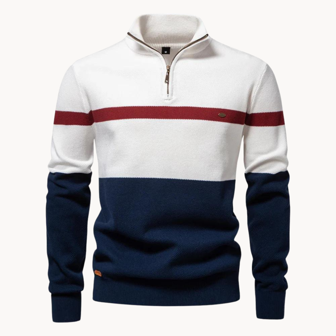 Connor Quarter-Zip-Pullover | ALEVITA