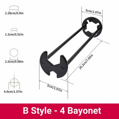 PlumbFlex - Llave de reparación multifunción compacta