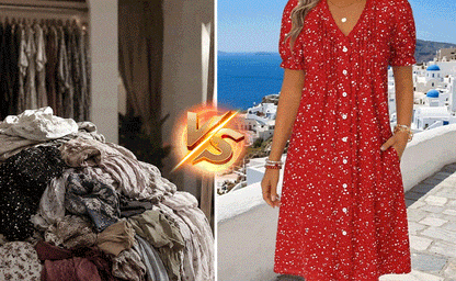 ElegantEase – Atmungsaktives Kleid mit Taschen