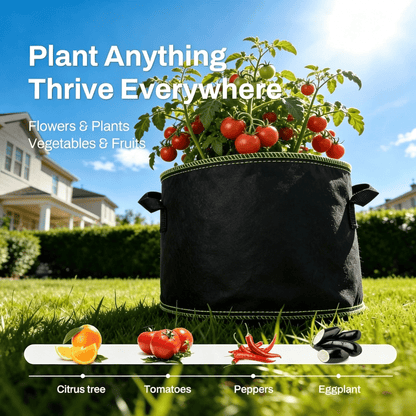 GardenFlow – Bolsas de cultivo reutilizables para raíces sanas