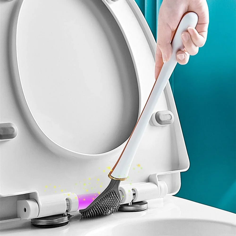 CleanFlow – Flexibles Silikon-Toilettenbürsten-Set