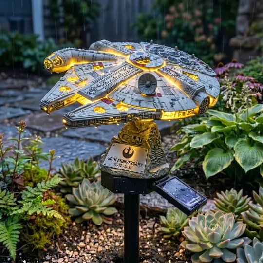 TitanFlame – LED-Solar-Monster-Gartenleuchte