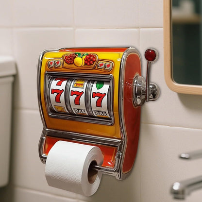 RollJack – Soporte para papel higiénico con máquina tragamonedas