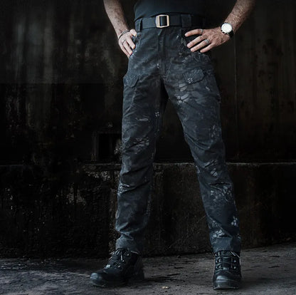 Unisex - Pantalones de trabajo de tejido antidesgarro impermeable