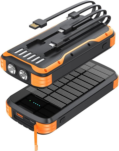 SolarVault - Batería Externa de Emergencia de 40000mAh
