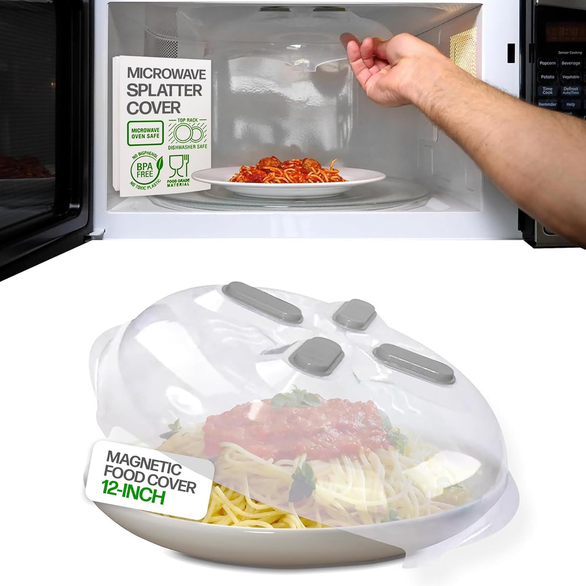 SpotlessLift - Protector contra Salpicaduras para Microondas