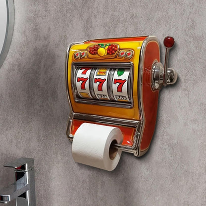 RollJack – Soporte para papel higiénico con máquina tragamonedas