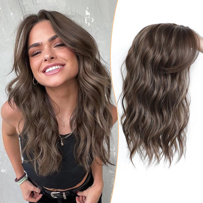 VolumeGrace – Nahtlose wellige Haar-Topper-Extension