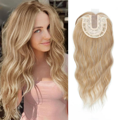 VolumeGrace – Nahtlose wellige Haar-Topper-Extension