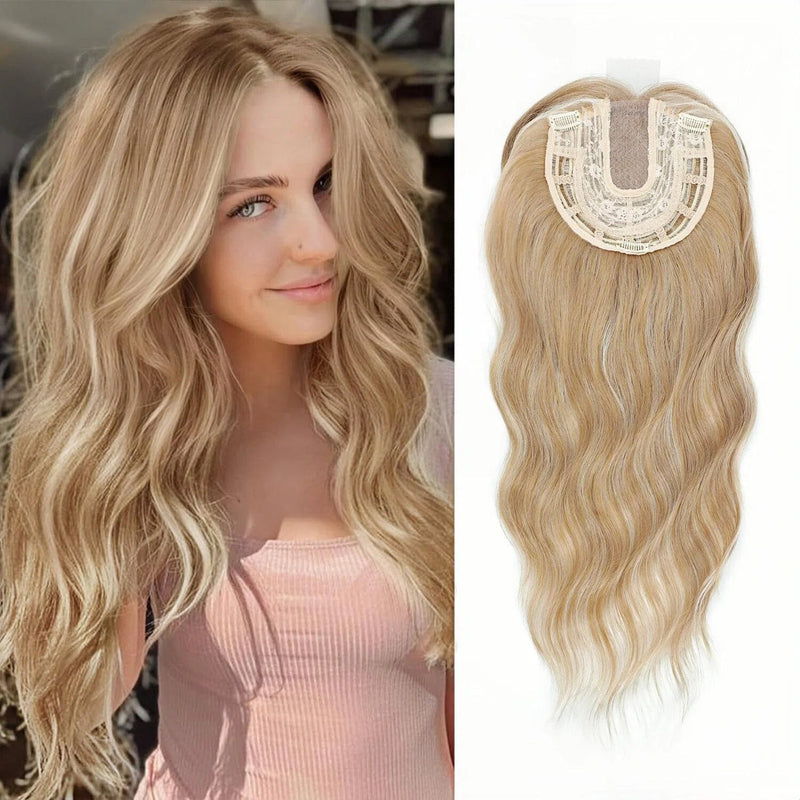 VolumeGrace – Nahtlose wellige Haar-Topper-Extension