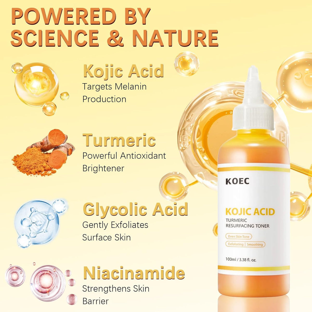 PureGlow – Suero Iluminador Herbal con Ácido Kójico