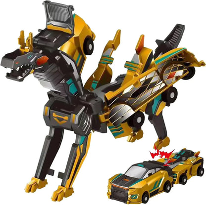 RoboDino – Juguete de coche y dinosaurio transformable 2 en 1