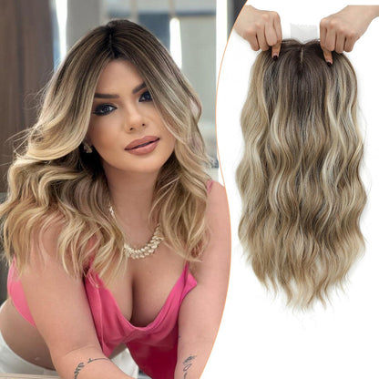 VolumeGrace – Nahtlose wellige Haar-Topper-Extension