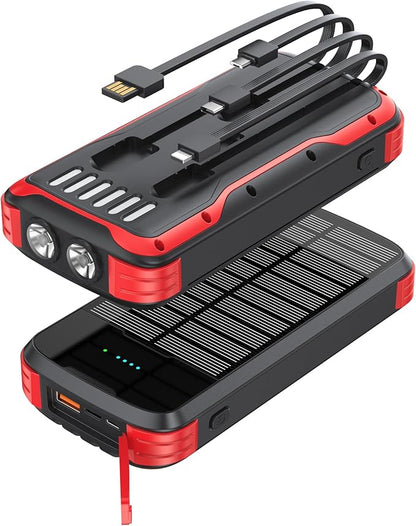 SolarVault - Batería Externa de Emergencia de 40000mAh