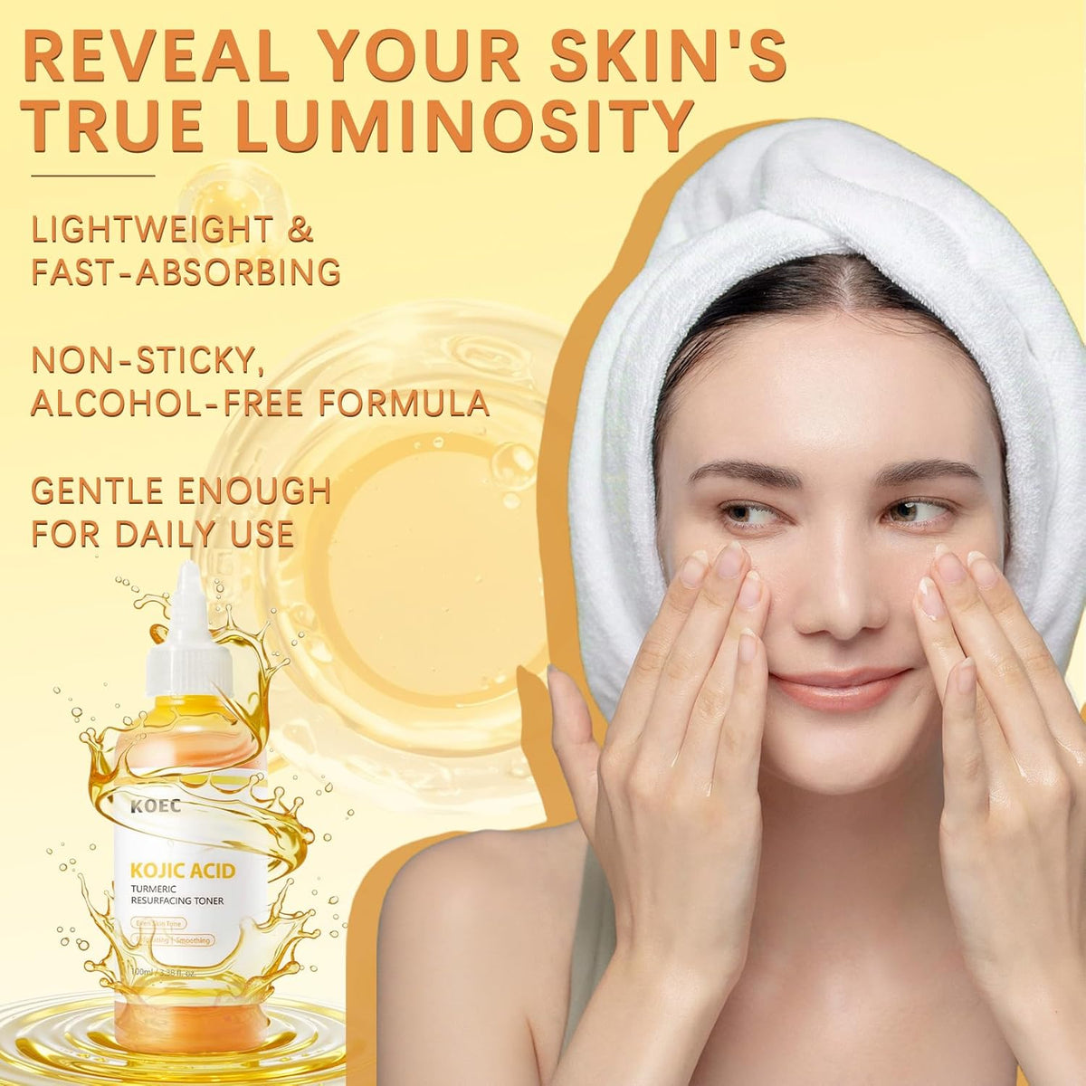 PureGlow – Suero Iluminador Herbal con Ácido Kójico