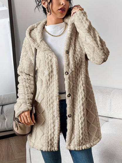 CloudSilk – Vestido con capucha elegantemente sencillo
