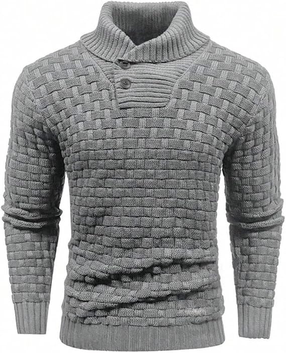 Leo-Strickpullover mit Knopfleiste | ALEVITA
