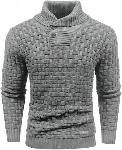 Leo-Strickpullover mit Knopfleiste | ALEVITA
