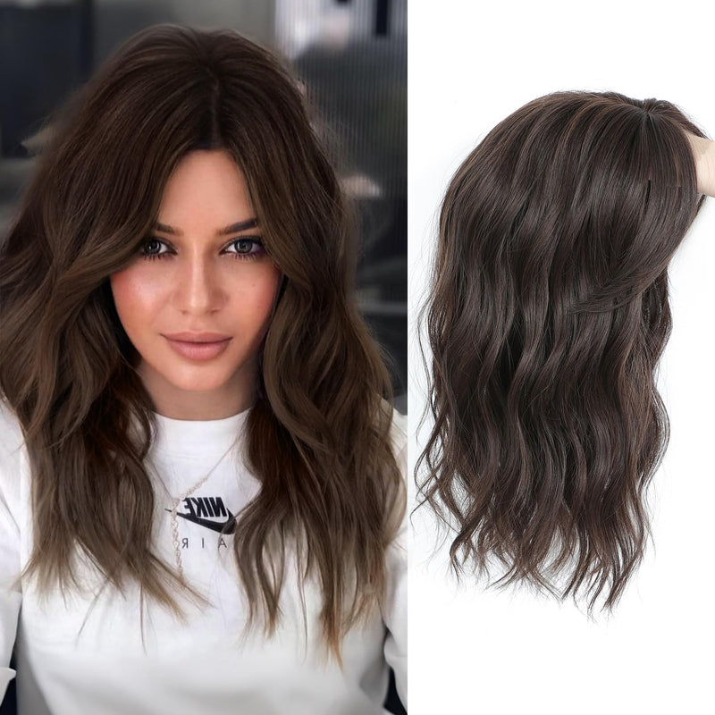 VolumeGrace – Nahtlose wellige Haar-Topper-Extension