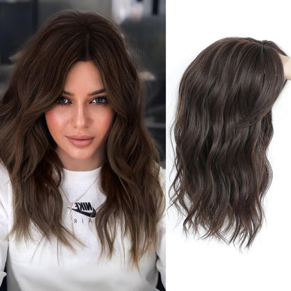 VolumeGrace – Nahtlose wellige Haar-Topper-Extension