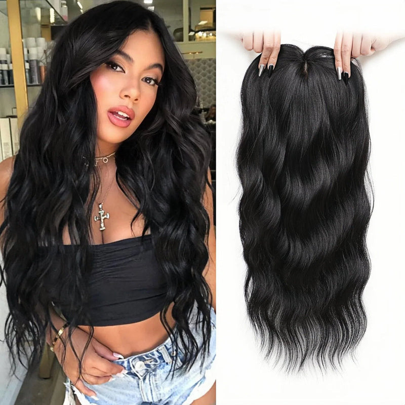 VolumeGrace – Nahtlose wellige Haar-Topper-Extension