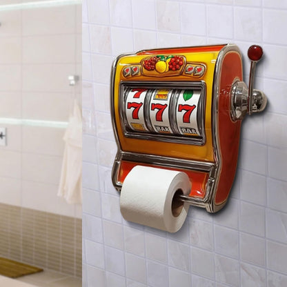 RollJack – Soporte para papel higiénico con máquina tragamonedas
