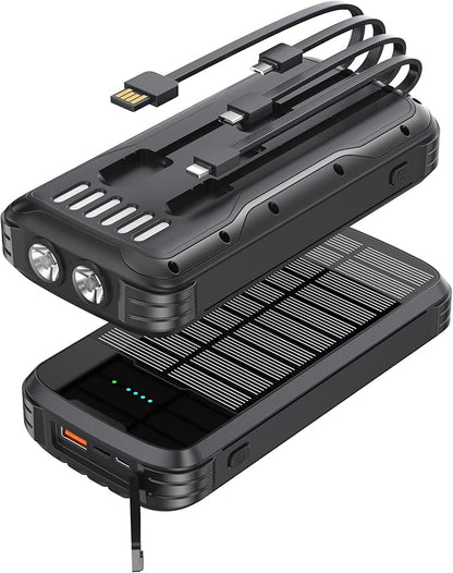 SolarVault - Batería Externa de Emergencia de 40000mAh