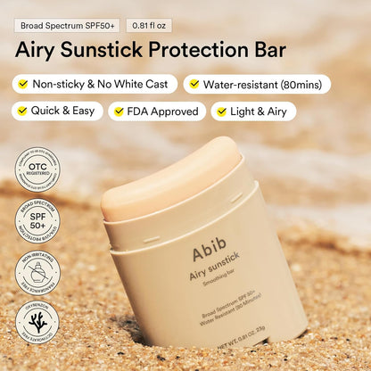 GlowBarrier – Protector solar en barra ligero SPF50+