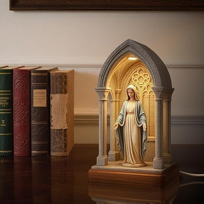 Resplandor Celestial - Lámpara Devocional LED de la Virgen María