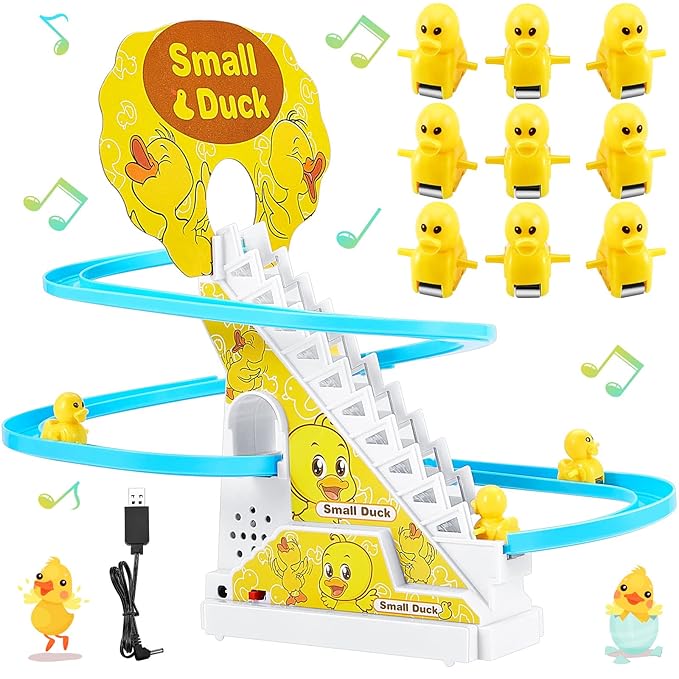 WaddlePlay – Set de Aventura de Tobogán de Patitos