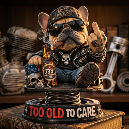 DashMood – „Too Old To Care“-Dashboard-Wackelkopf