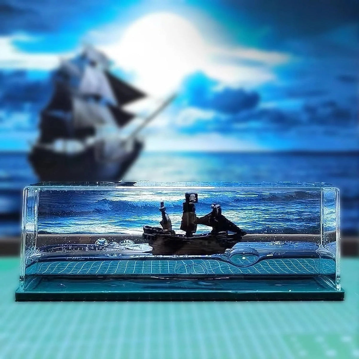 🔥Gran oferta🛳️⚓Adornos a la deriva del Perla Negra Hundido y el Titanic