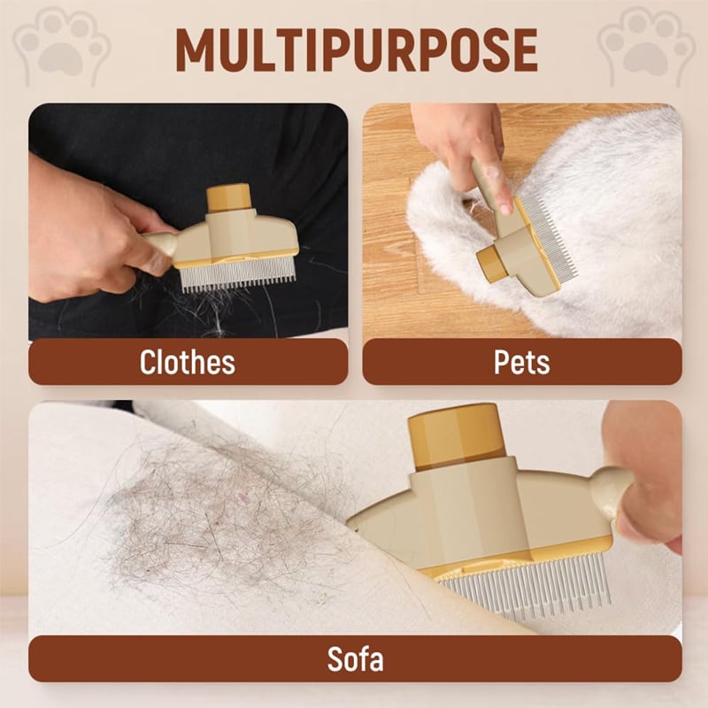FurEase – Selbstreinigende Tierhaarbürste