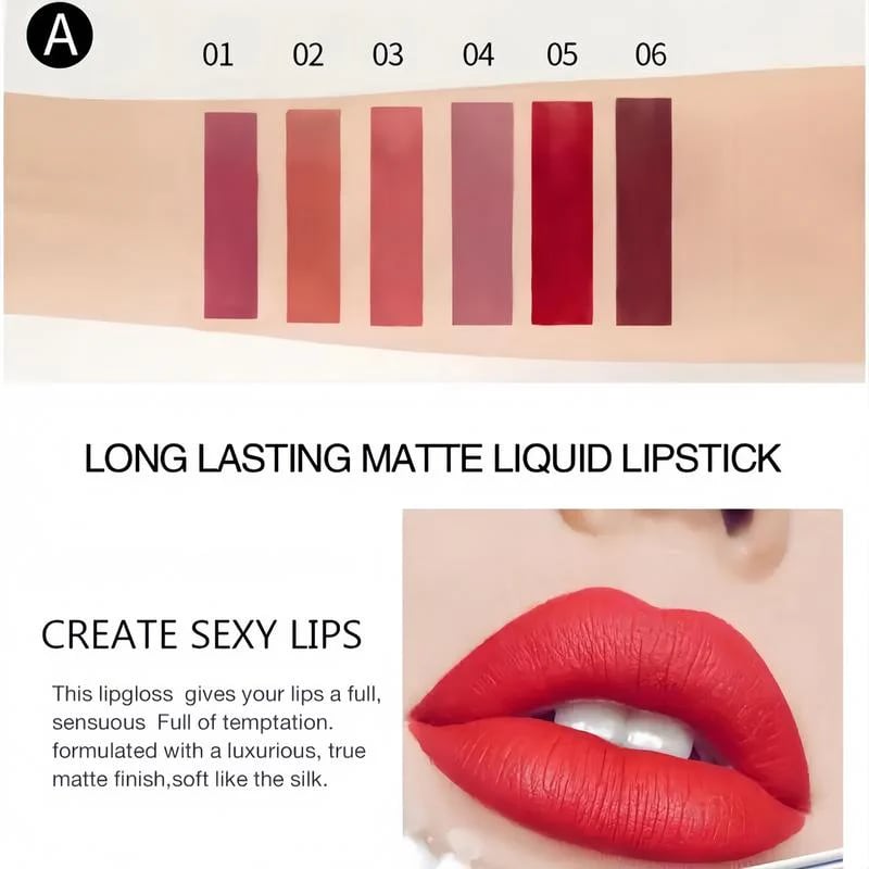 MatteVibe – Set de Labiales de Alta Pigmentación