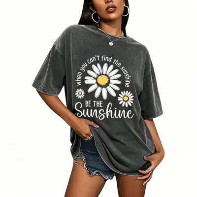 CottonGlow – Atmungsaktives, locker sitzendes Sommer-T-Shirt für Damen