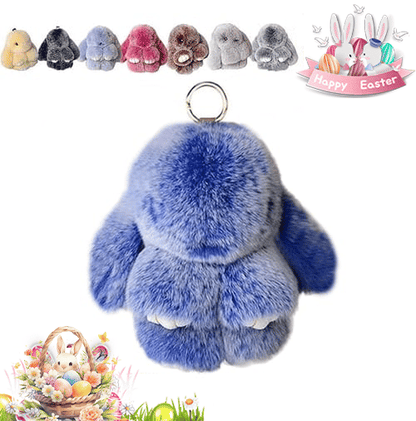 HopCharm – Llavero de peluche con conejito adorable