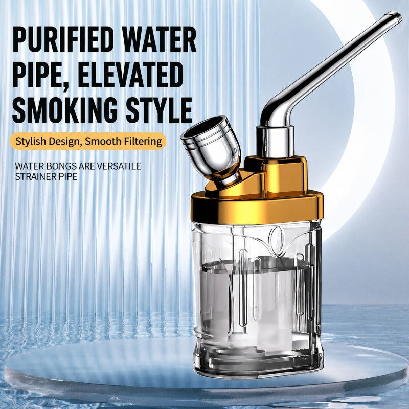 AquaFlow - Premium-Metallwasserpfeife
