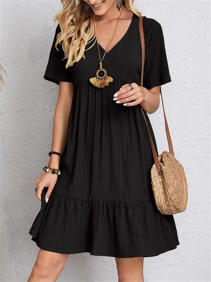 VintageMuse – Damen-Oberteil mit V-Ausschnitt im Retro-Stil