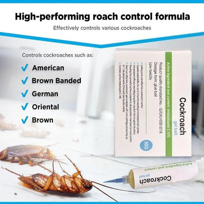 BugStrike – Gel Eliminador de Cucarachas Potente